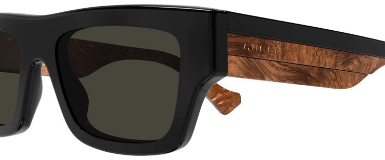 Gucci Square Sunglasses BlackHavanaGrey