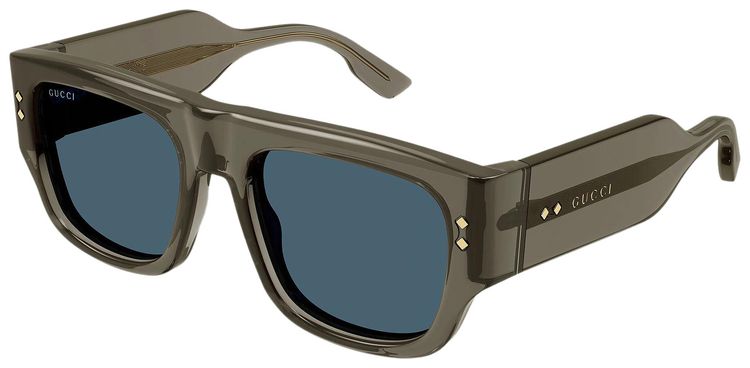 Gucci Square Sunglasses GreyBlue