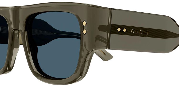 Gucci Square Sunglasses GreyBlue