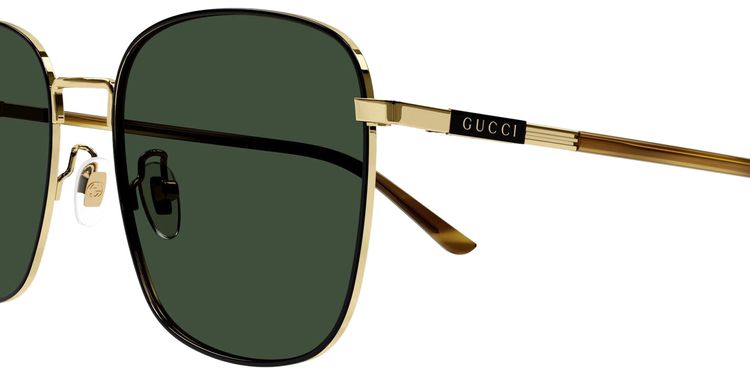 Gucci Aviator Sunglasses GoldHavanaGreen