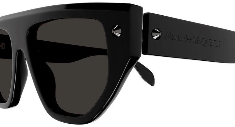Alexander McQueen Shield Sunglasses BlackGrey