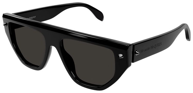 Alexander McQueen Shield Sunglasses BlackGrey