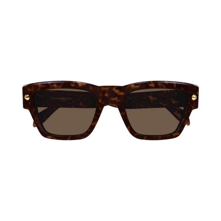 Alexander McQueen Square Sunglasses HavanaBrown