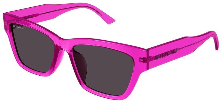 Balenciaga Square Sunglasses FuchsiaGrey