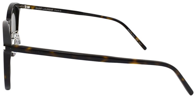 Saint Laurent Round Sunglasses HavanaGrey