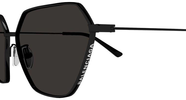 Balenciaga Geometric Sunglasses BlackGrey