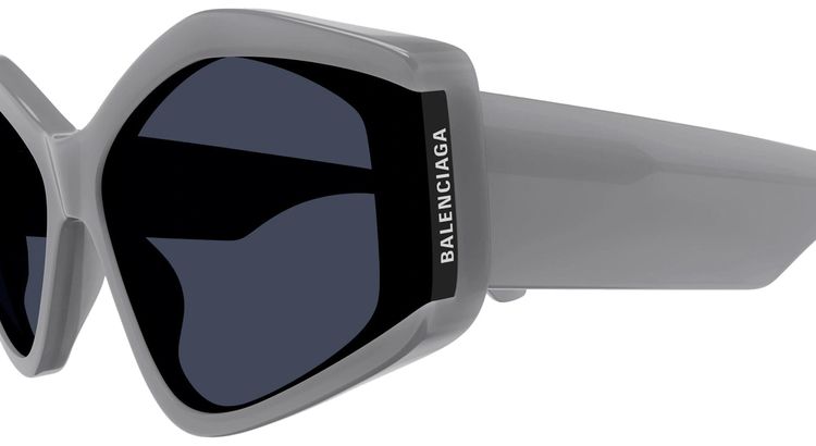 Balenciaga Geometric Sunglasses GreyBlue
