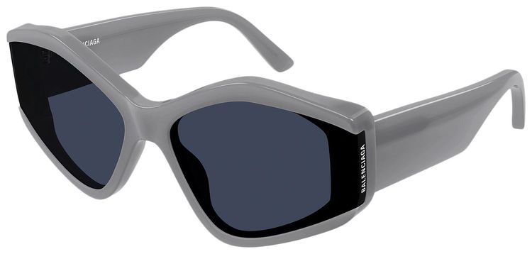 Balenciaga Geometric Sunglasses GreyBlue