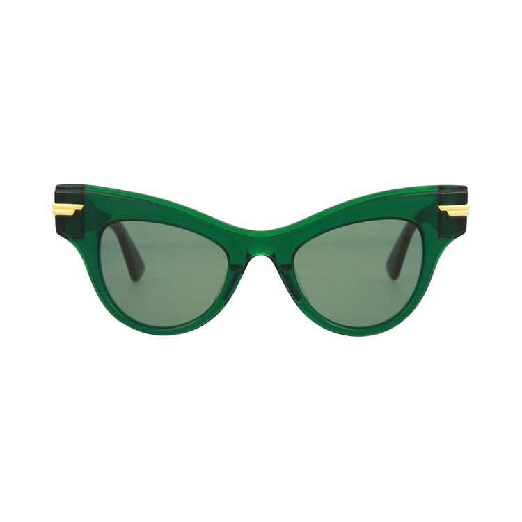 Bottega Veneta Cat Eye Glasses Green