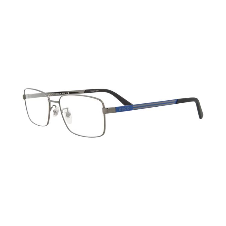 Gucci Square Eyeglasses RutheniumBlue