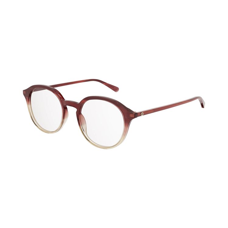 Gucci Round Eyeglasses Red