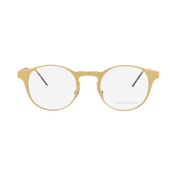 Bottega Veneta Round Eyeglasses BronzeHavana