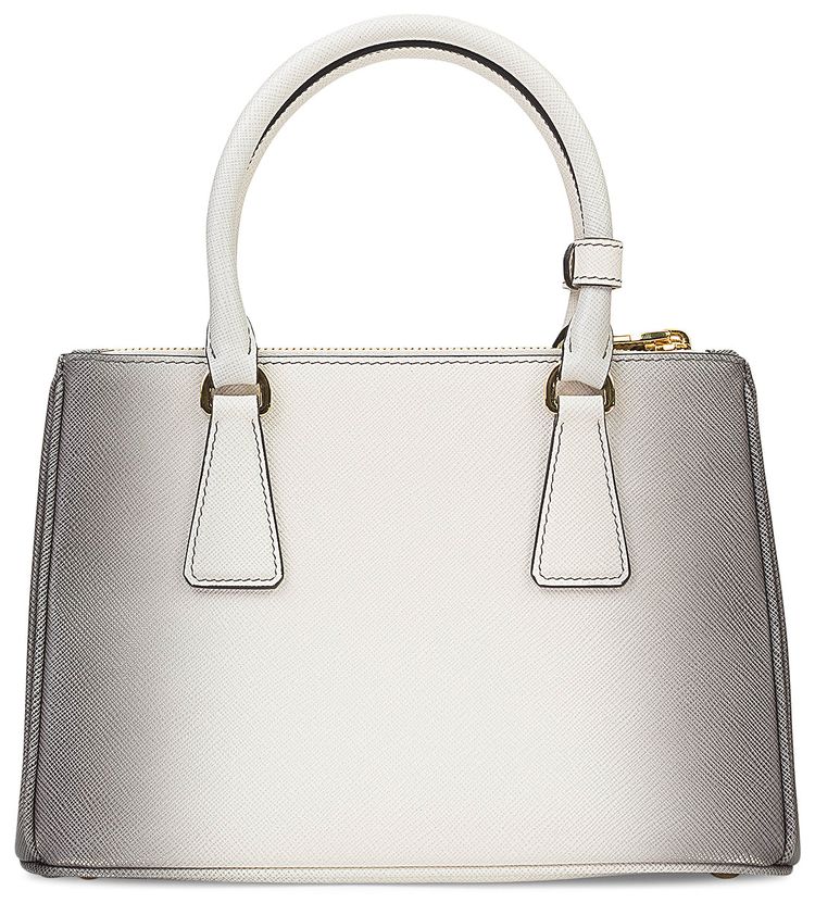 Prada Galleria Saffiano Leather Bag Grey