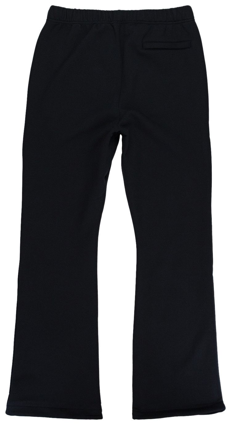 PURPLE BRAND Fleece Flare Sweatpants Black