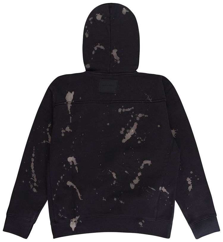 PURPLE BRAND Heavy Dry Fleece Pullover Hoodie Black