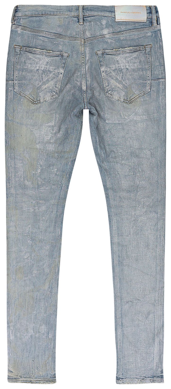 PURPLE BRAND Iridescent Pearl Skinny Jeans Indigo