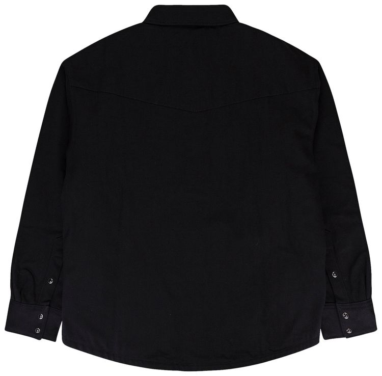 PURPLE BRAND Padded Western Jacket Black