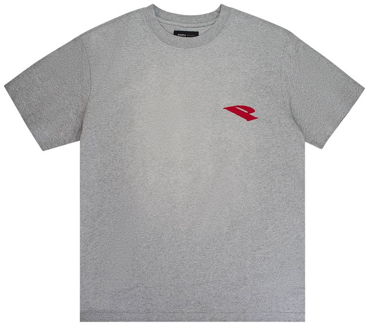 PURPLE BRAND Heavy Jersey Short Sleeve Tee Heather