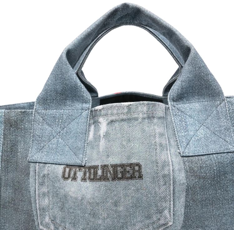 Ottolinger Denim Tote Bag Denim Print