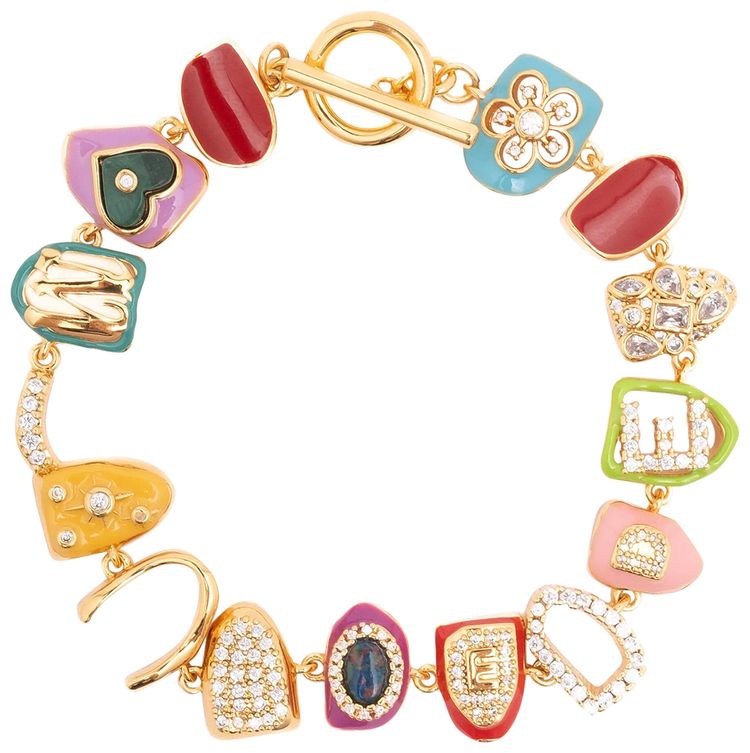 Medea Erin Taylor Bracelet With Enamel Multicolor