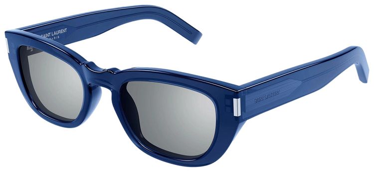 Saint Laurent Cat Eye Frame Sunglasses Blue
