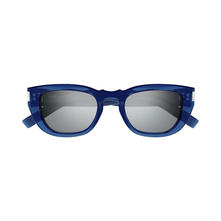 Saint Laurent Cat Eye Frame Sunglasses Blue