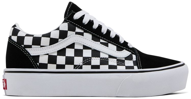 Vans Old Skool Platform Black White Checkerboard