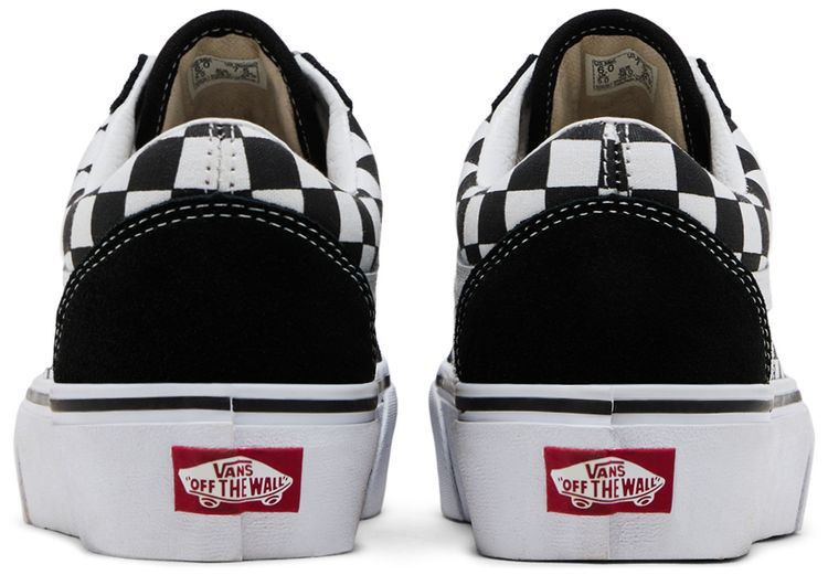 Vans Old Skool Platform Black White Checkerboard