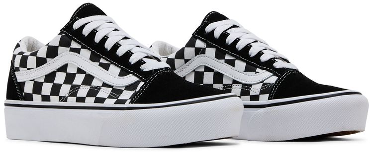 Vans Old Skool Platform Black White Checkerboard