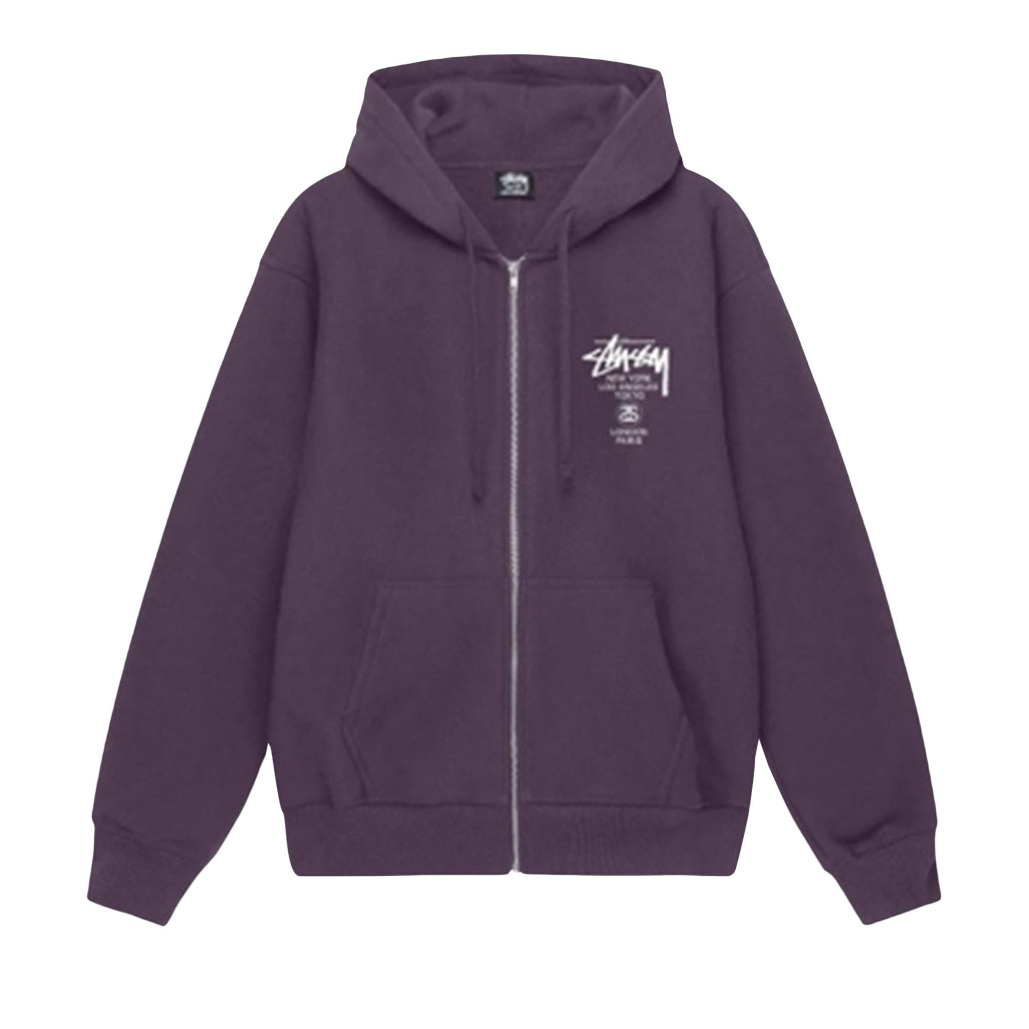 ★送料・関税込★STUSSY★WORLD TOUR ZIP HOODIE★GRAPE★ Buy Stussy World Tour Zip Hoodie 'Grape' - 3973792 GRAP | GOAT