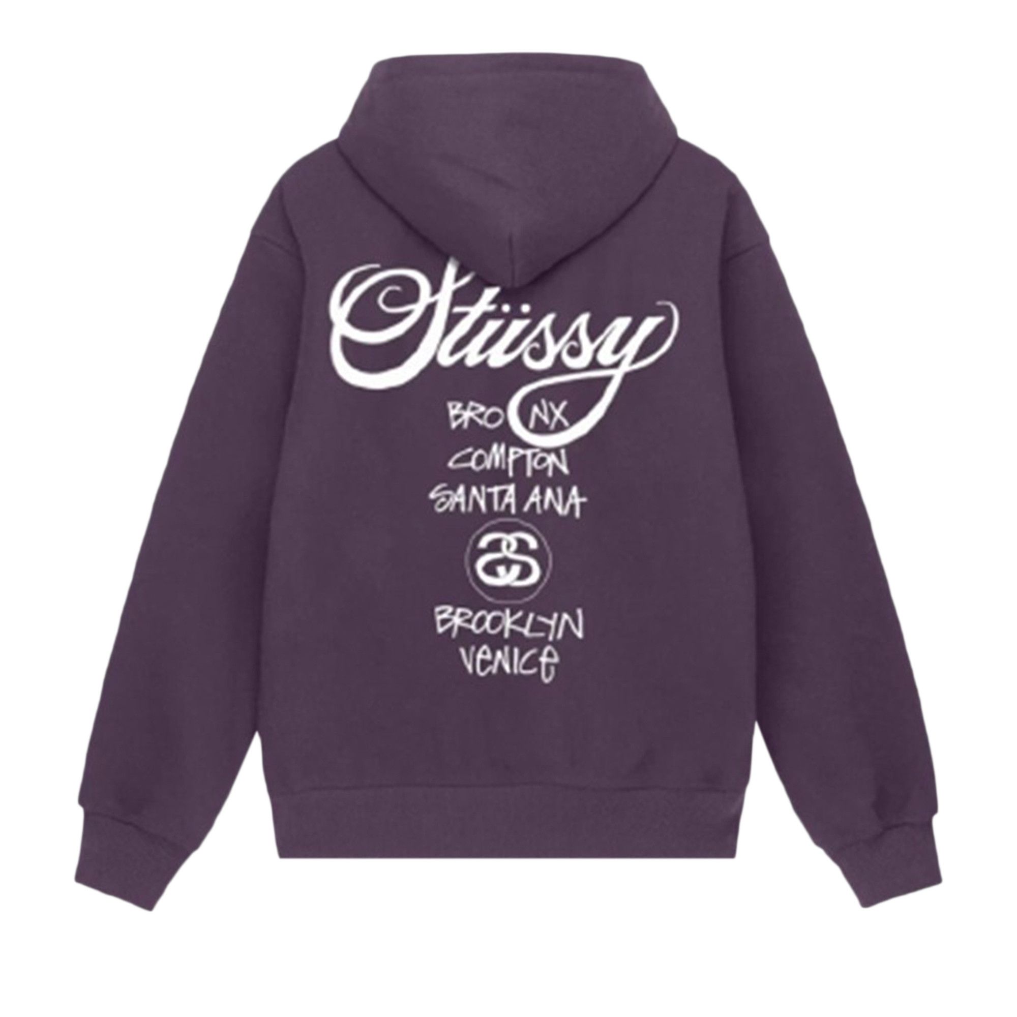 ★送料・関税込★STUSSY★WORLD TOUR ZIP HOODIE★GRAPE★ Buy Stussy World Tour Zip Hoodie 'Grape' - 3973792 GRAP | GOAT