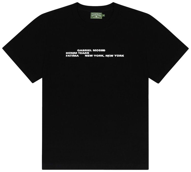 Denim Tears x Gabriel Moses Fatima Tee Black