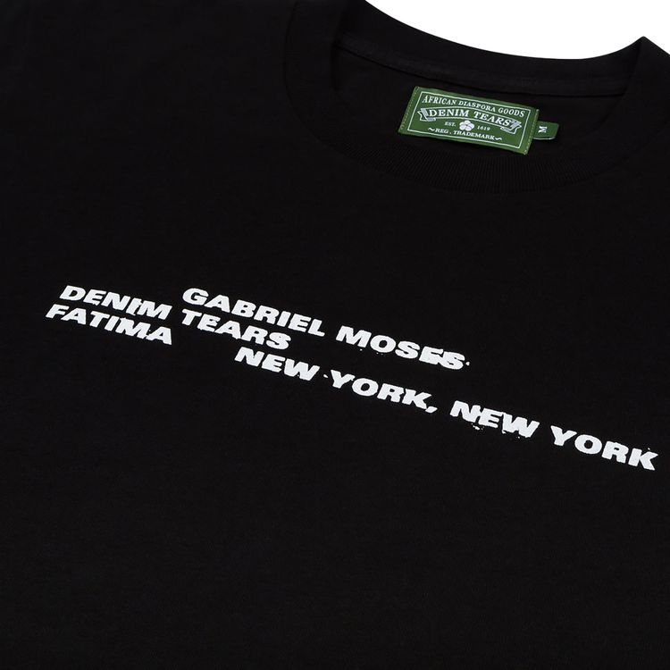 Denim Tears x Gabriel Moses Fatima Tee Black