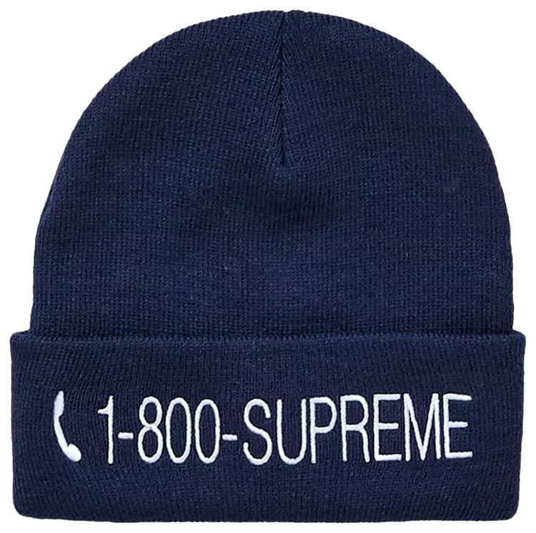 Supreme 1 800 Beanie Navy