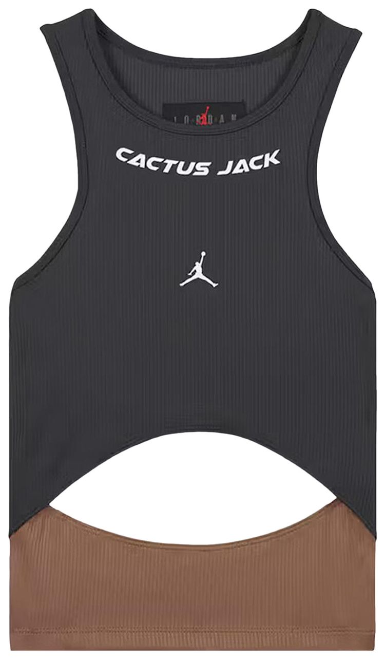Air Jordan x Cactus Jack by Travis Scott Womens Tank Top Dark Smoke Grey