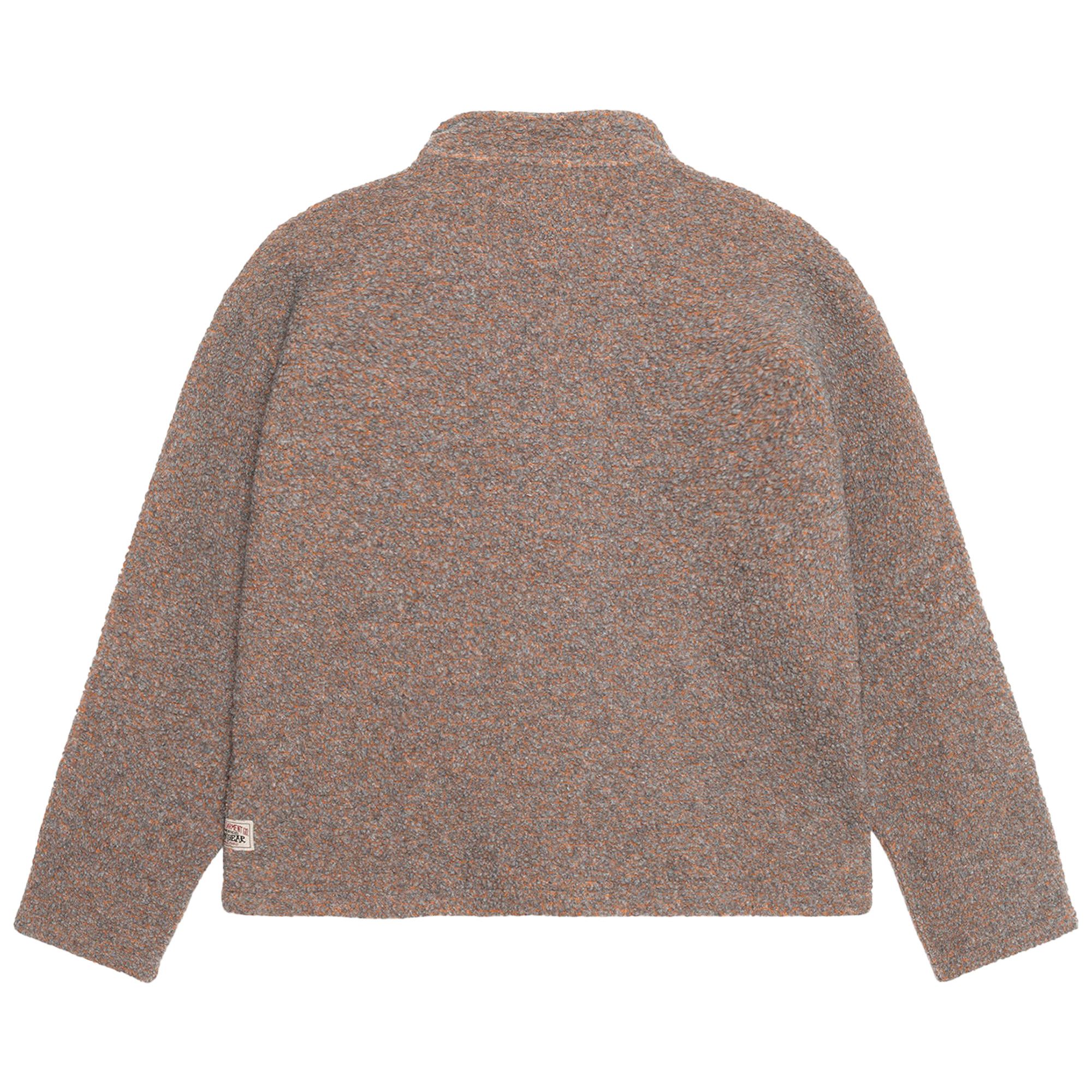 Buy Stussy Wool Blend Sherpa Pullover 'Grey' - 118566 GREY