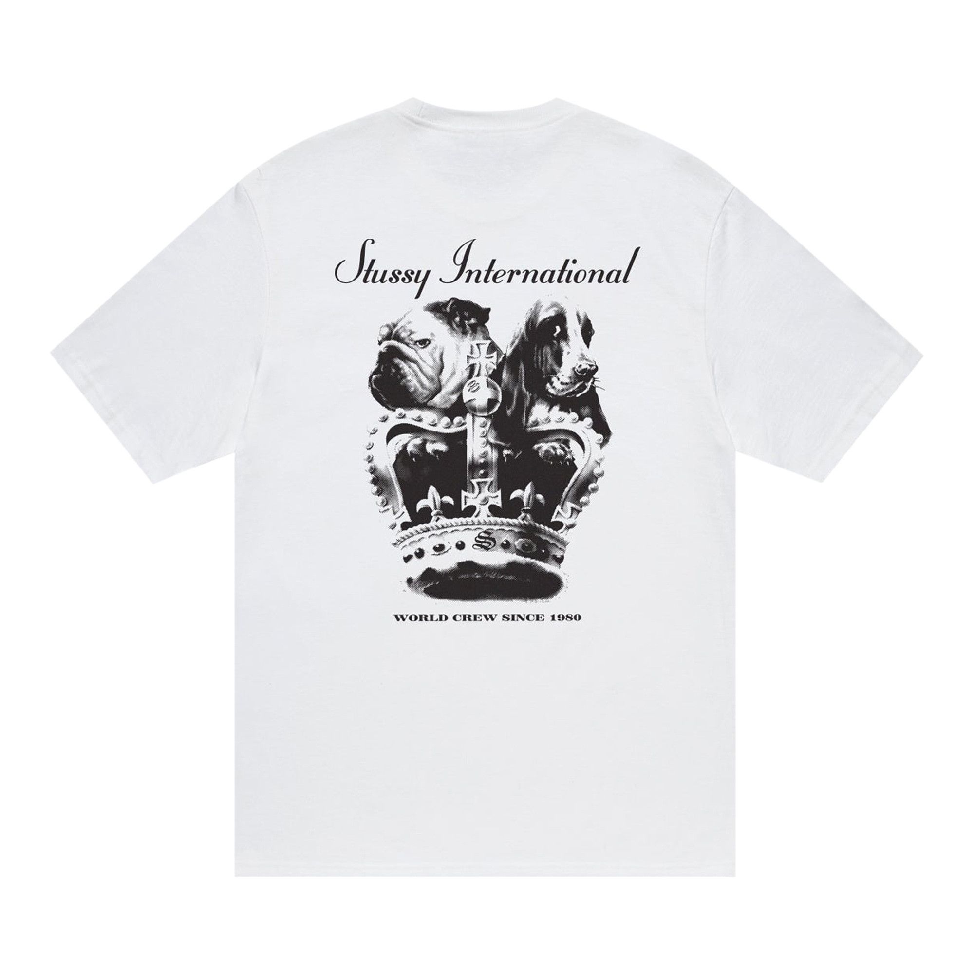 Buy Stussy Dog Crown Tee 'White' - 1905099 WHIT | GOAT
