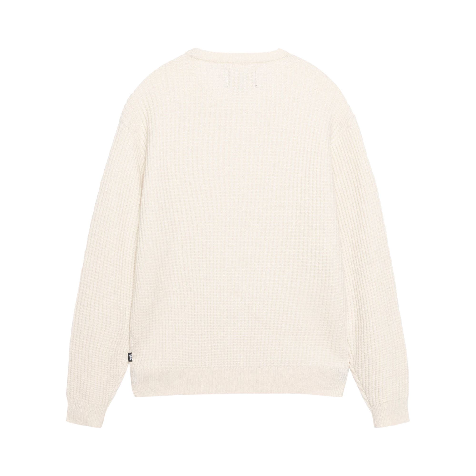 バ*助様 【STUSSY】WAFFLE KNIT CASHMERE CREW Buy Stussy Waffle Knit Cashmere Crew 'Natural' - 117257 NATU