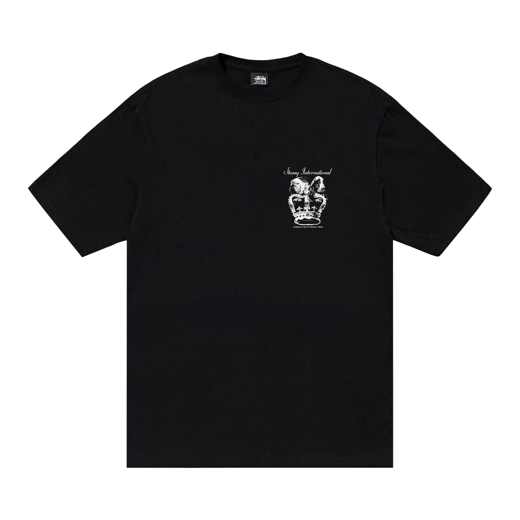 Tシャツ・カットソー Stussy Dog Crown T-Shirt Black Buy Stussy Dog Crown Tee 'Black' - 1905099 BLAC | GOAT