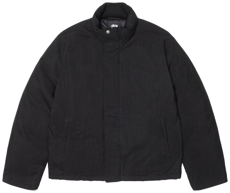 Stussy Short Down Jacket Black