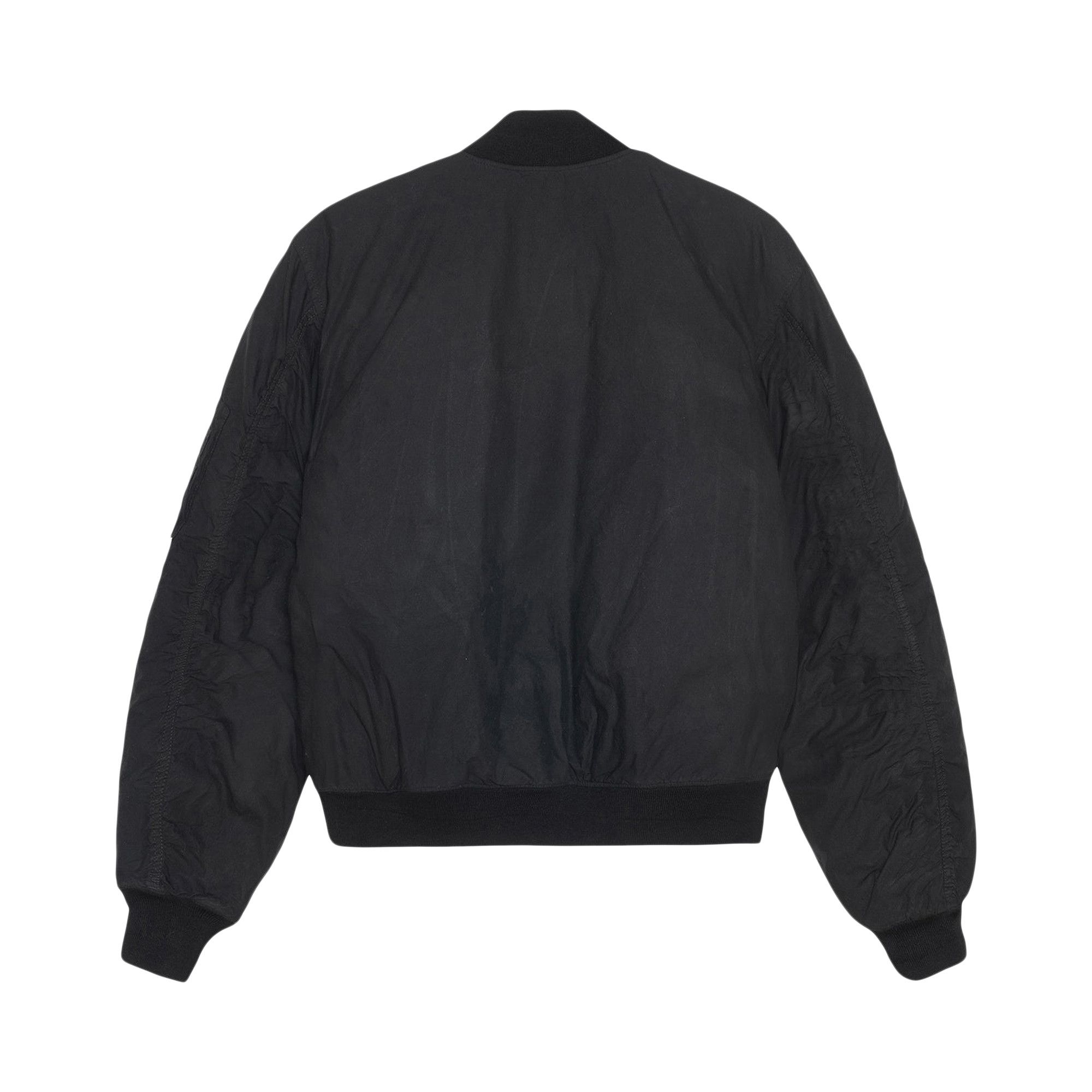 Buy Stussy Waxed Built Bomber Jacket 'Black' - 115803 BLAC