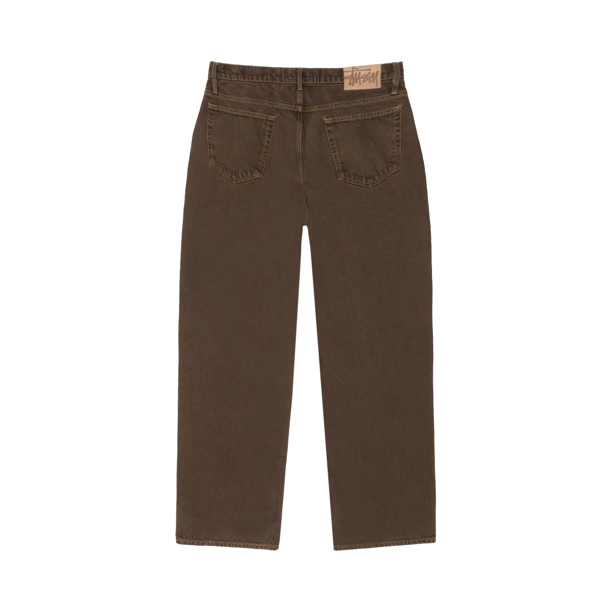 stussy big ol' jeans brown Big Ol\u0027 Jean in Mushroom