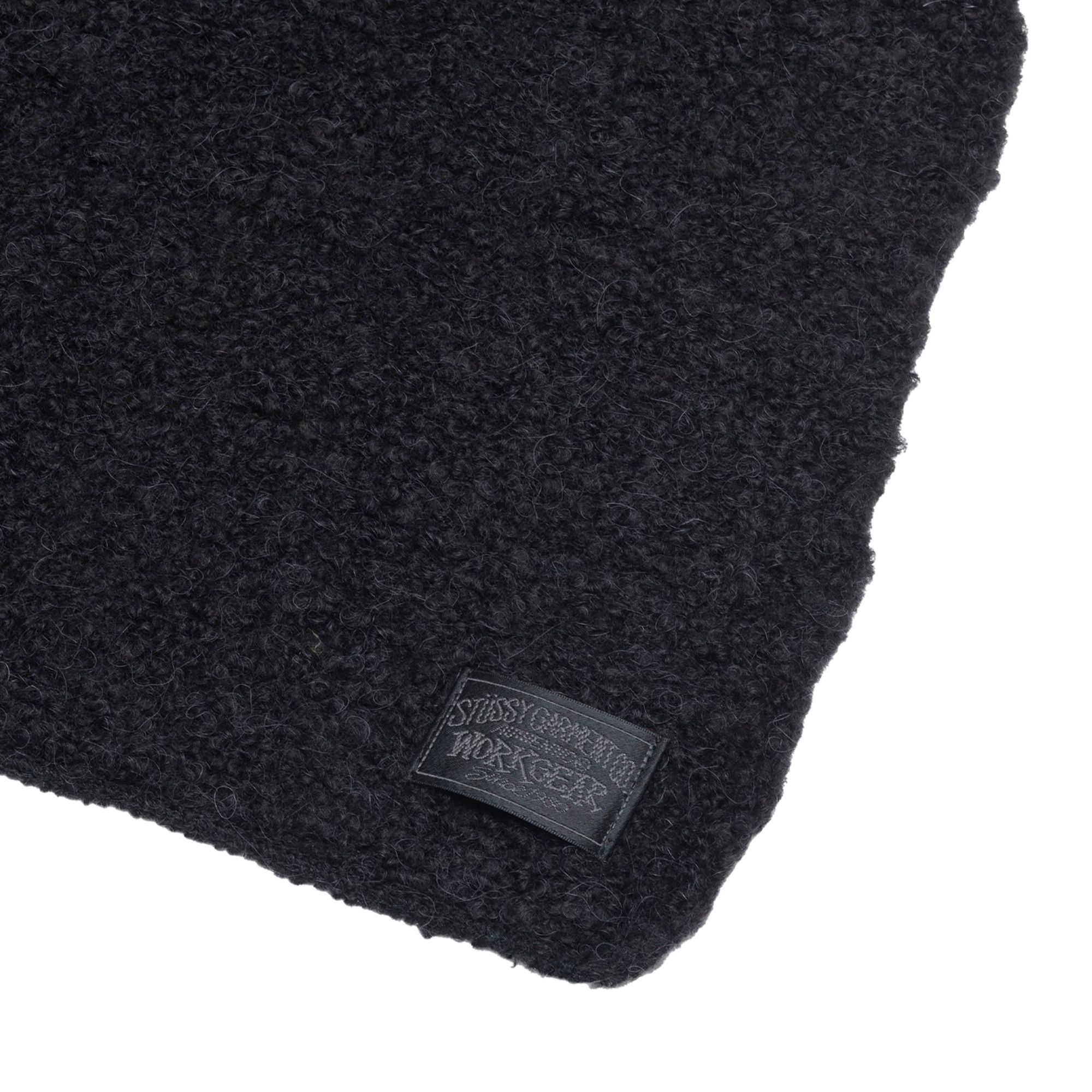 Buy Stussy Pieced Alpaca Wool Scarf 'Black' - 138943 BLAC | GOAT CA