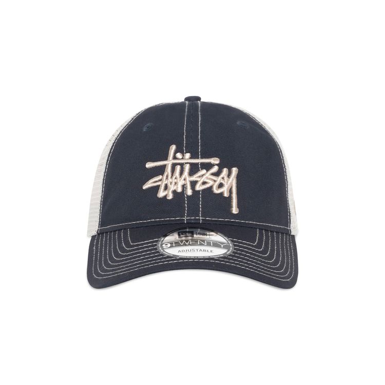 Stussy New Era 9TWENTY Basic Trucker Navy