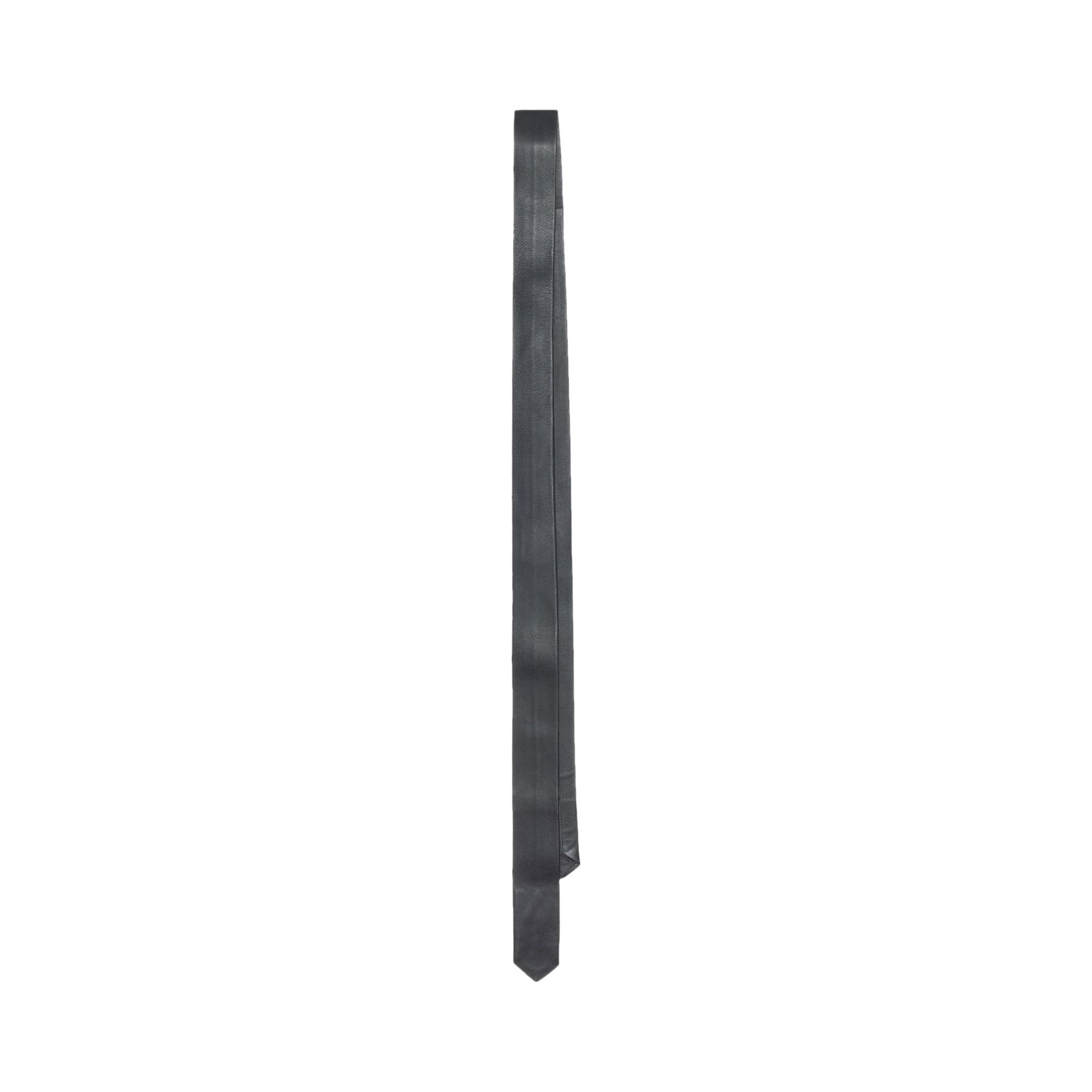 Buy Stussy Leather Tie 'Black' - 138939 BLAC | GOAT