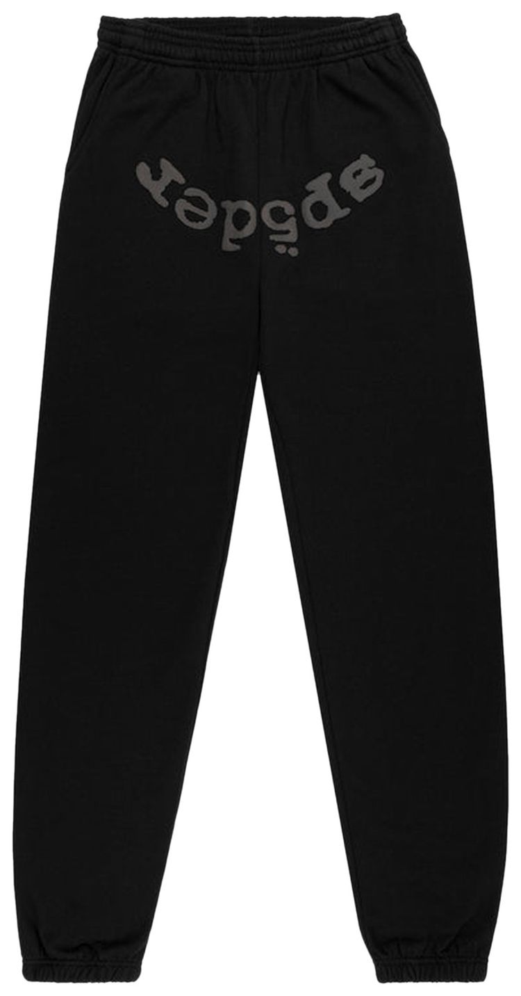 Sp5der Phantom Web Sweatpant Black