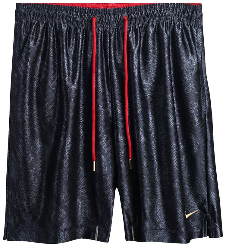 Nike Kobe Dri FIT Standard Issue Reversible Basketball Shorts Dark ObsidianVarsity RedJersey Gold