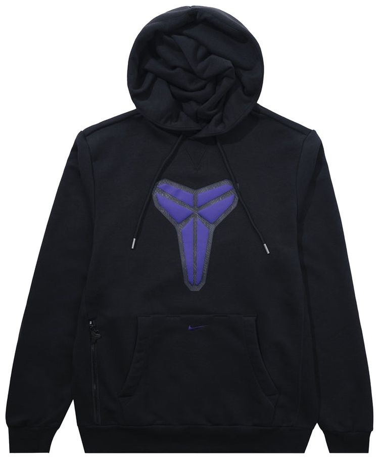 Nike Kobe Dri FIT Standard Issue Pullover Basketball Hoodie BlackField Purple