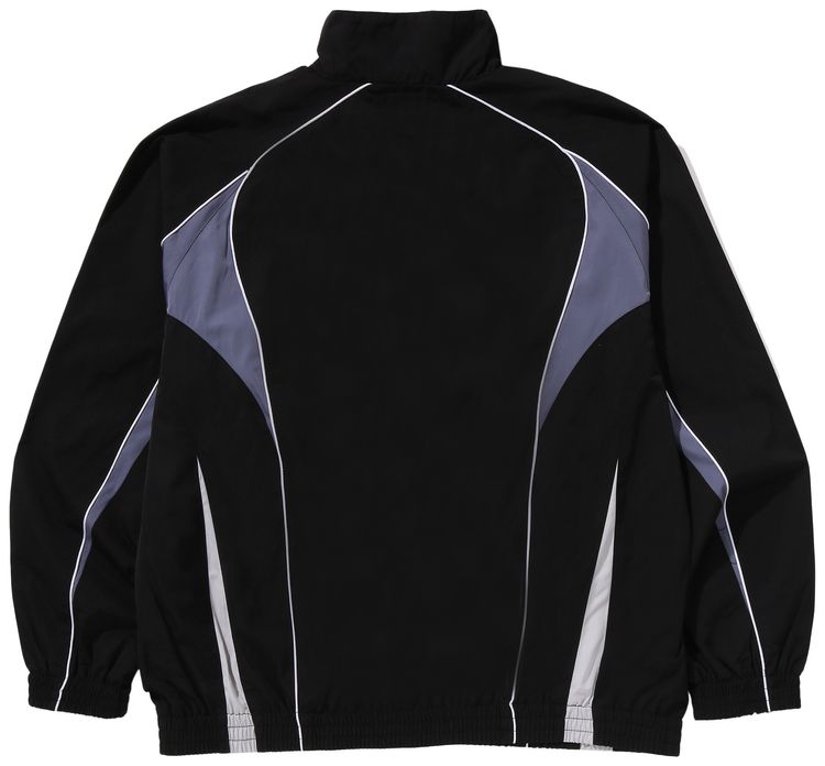 BAPE Bathing Ape Logo Nylon Track Jacket Black