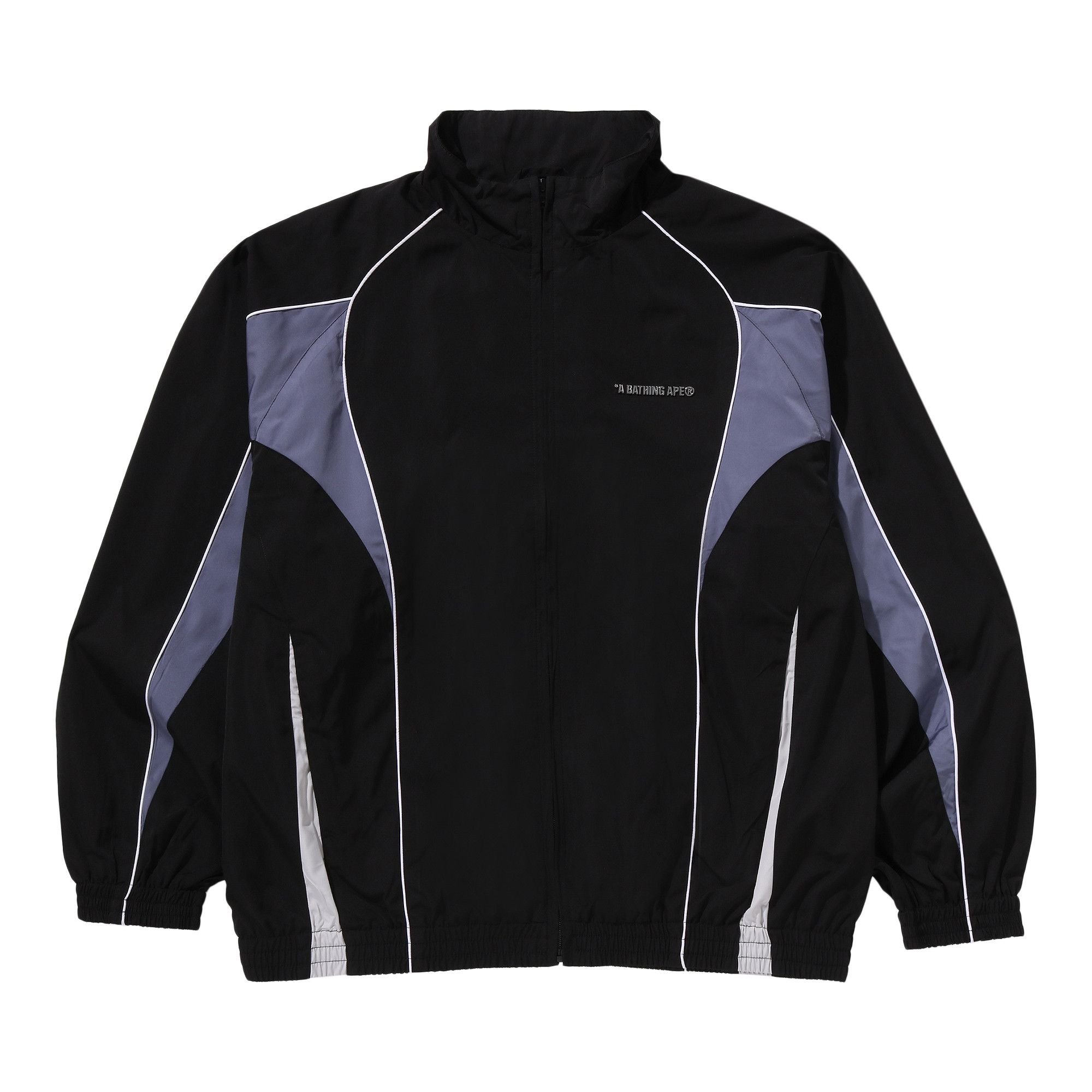 Buy BAPE Bathing Ape Logo Nylon Track Jacket 'Black' - 1L30 140